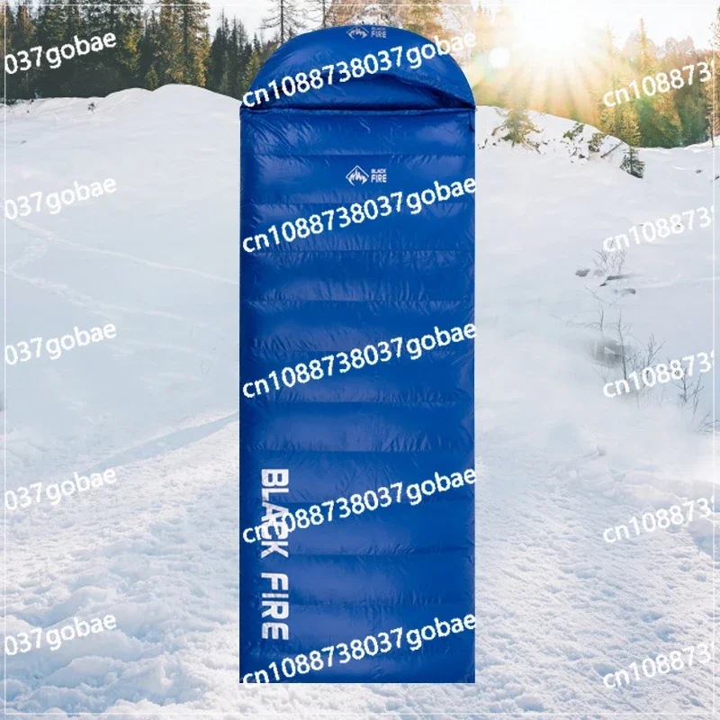 Дихатный пуховый спальный мешок для улицы морозостойкость минус 30 градусов 40