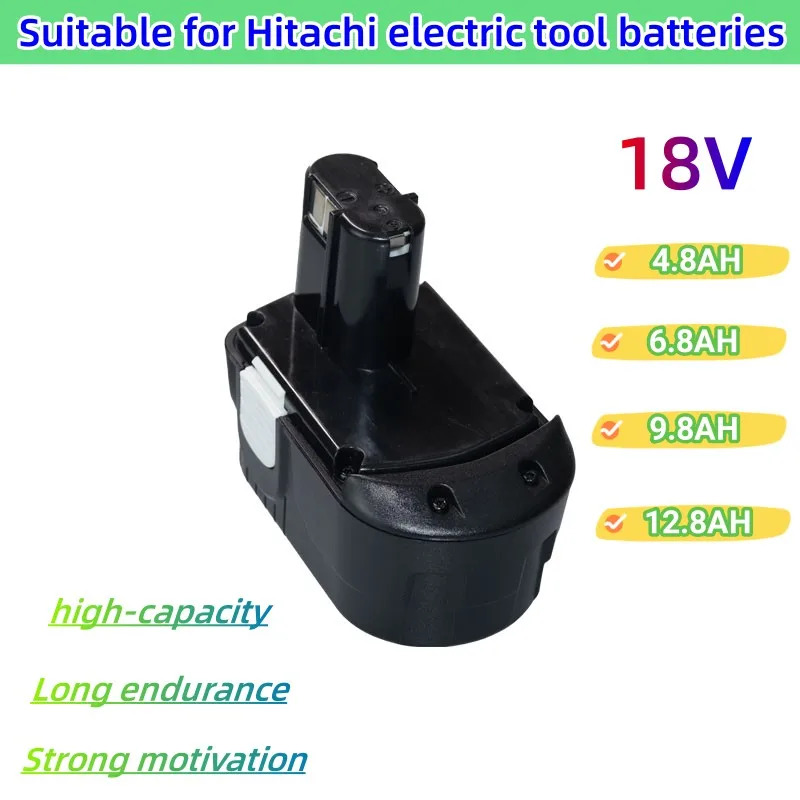 

Drill Replacement Tool Battery 18V 4.8/6.8/9.8/12.8Ah Suitable For Hitachi BCL1815 BCL1830 BCL1840
