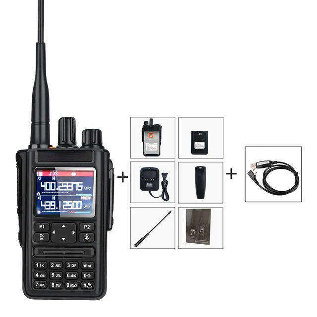UV Full Band Walkie Talkie outdoor handheld Radio GPS Bluetooth Aviation Frequency  automatic frequency modulation