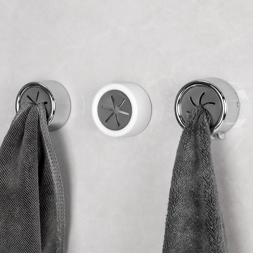 Самоклеящийся крючок для полотенец Премиум-хромированная отделка Простая