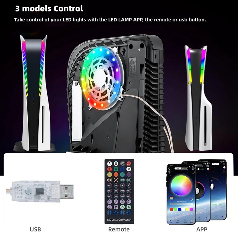 RGB-подсветка для PS5