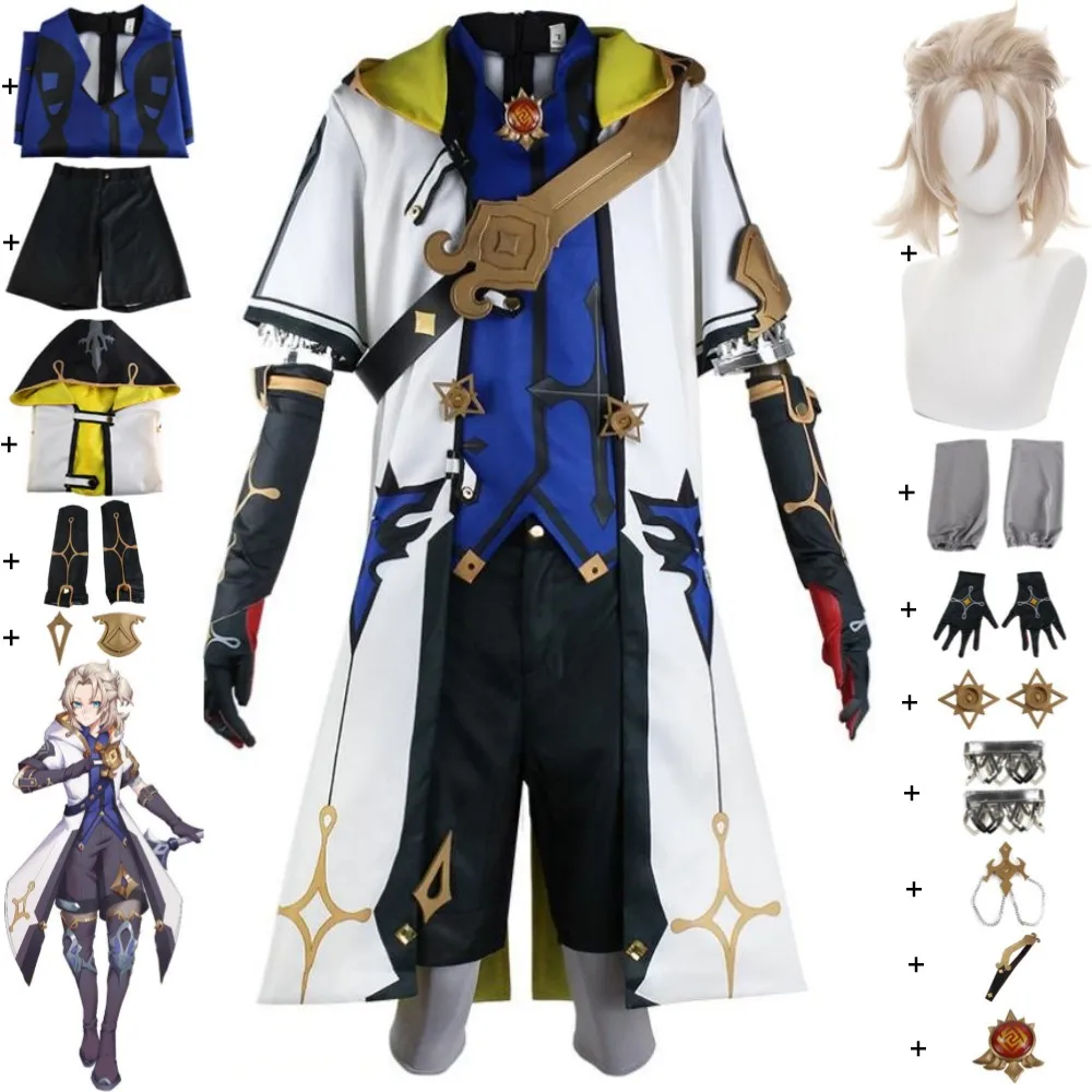 

Костюм для косплея альбедо из аниме «Genshin Impact»