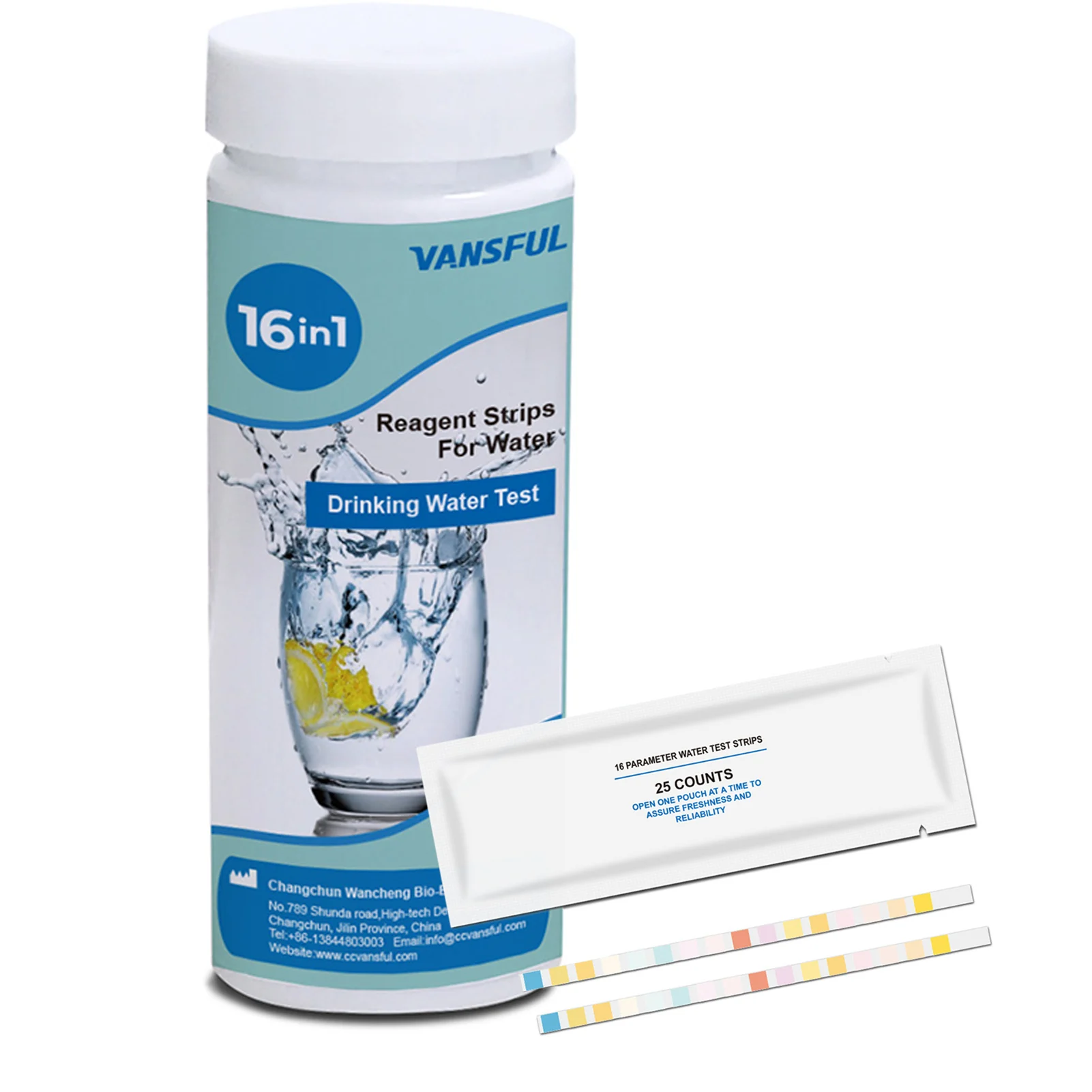 

16-in-1 Water Test Strips Great Kit For Accurate Water Testing At Home Water Test Strips For Swimming Pool Hot Tub And Drinking