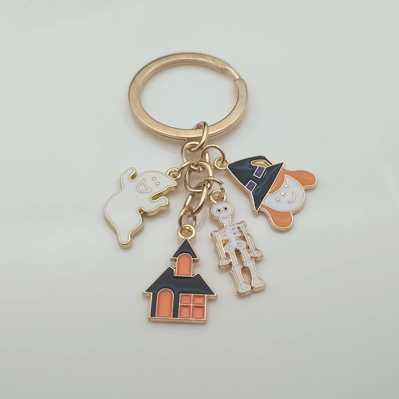 Брелок для ключей в готическом стиле с надписью летучая мышь