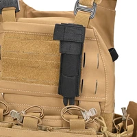 tactical antenna relocation cable pouch kit radio molle modular pals strap pouch airsoft hunting vest for prc152 prc148 mbitr