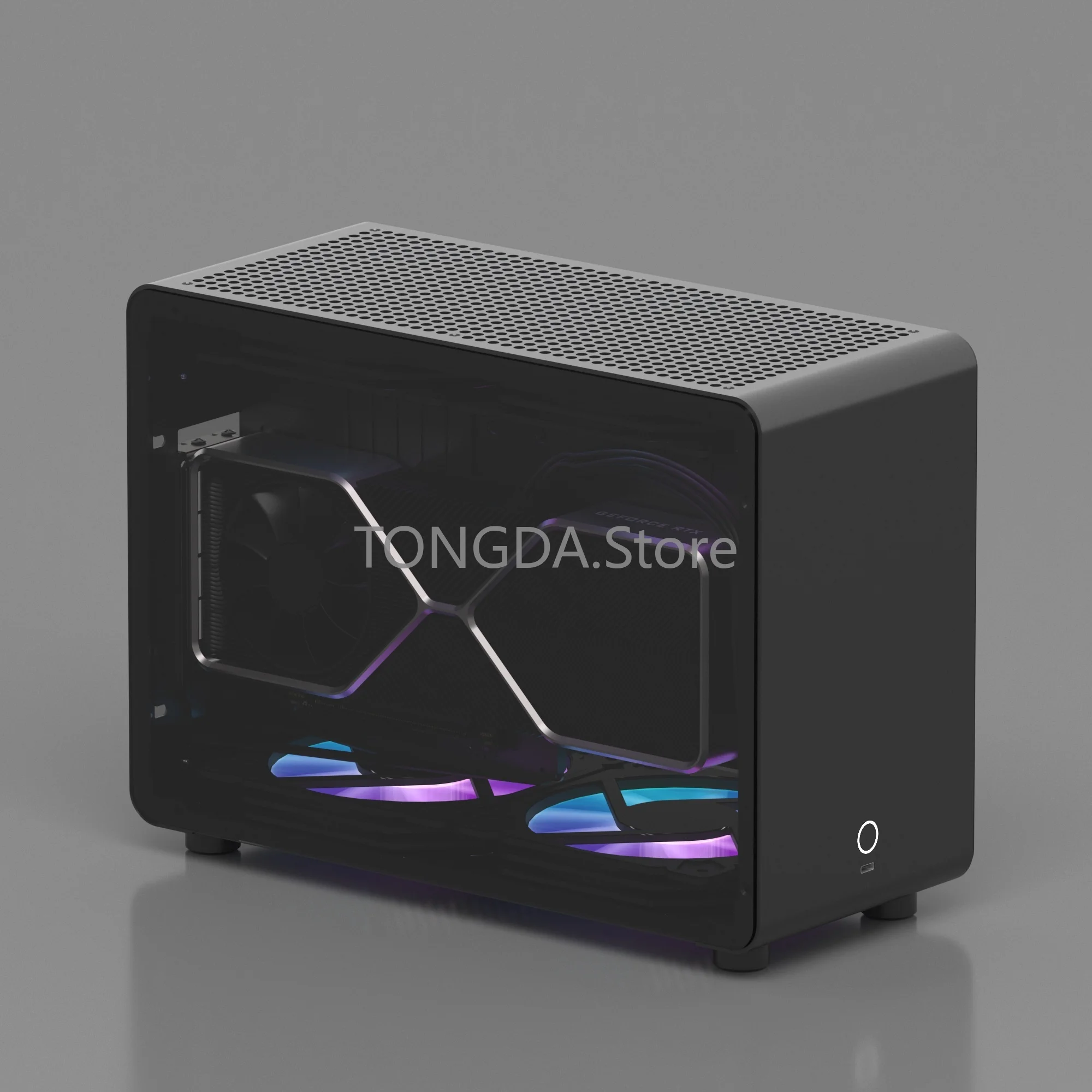 Шасси из алюминиевого сплава G1 Pro прозрачное шасси Itx с водяным охлаждением A4 Sfx240