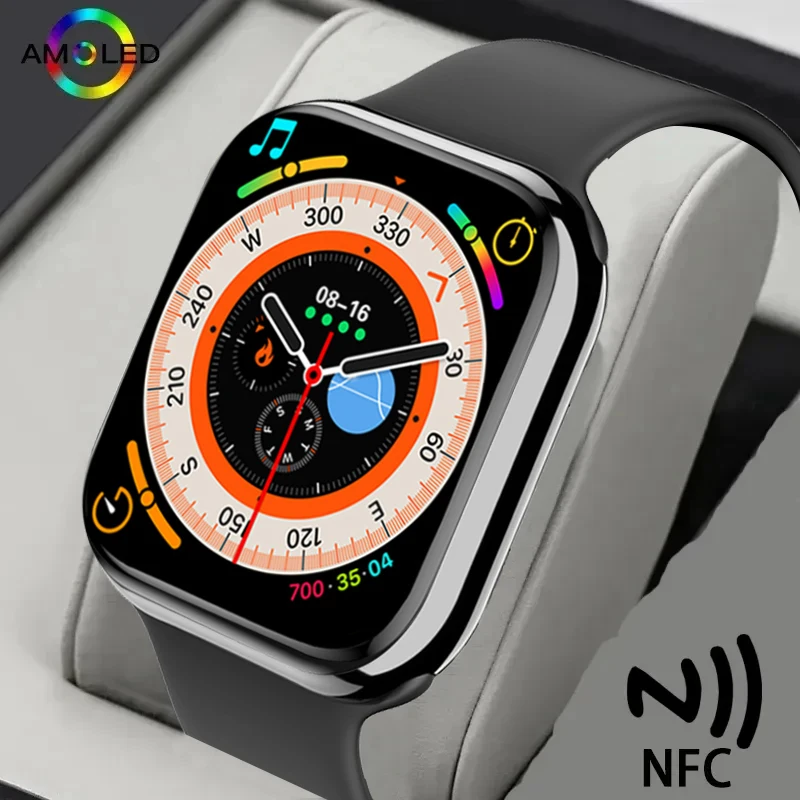 Смарт-часы для Apple Watch 9 серии 388/40/41/44/45/49 мм мужской монитор здоровья