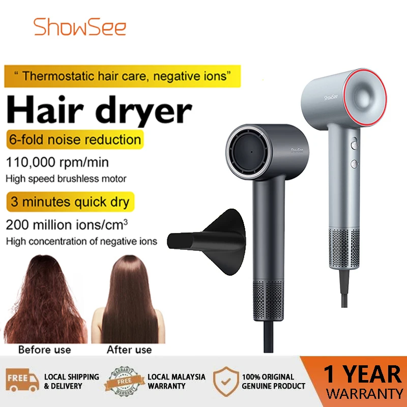 Высокоскоростной фен ShowSee A18