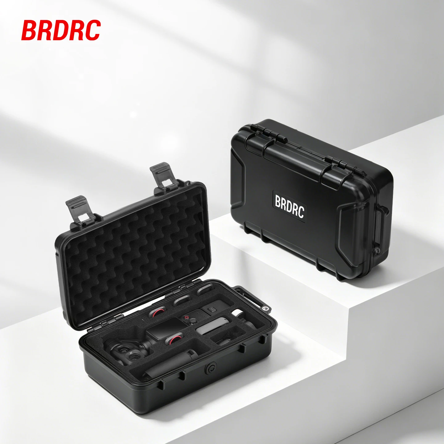 Фото Водонепроницаемый жесткий кейс BRDRC для DJI Osmo Pocket 4P, портативная сумка для хранения и переноски, комплект аксессуаров, чемодан с ручным ремнем №1