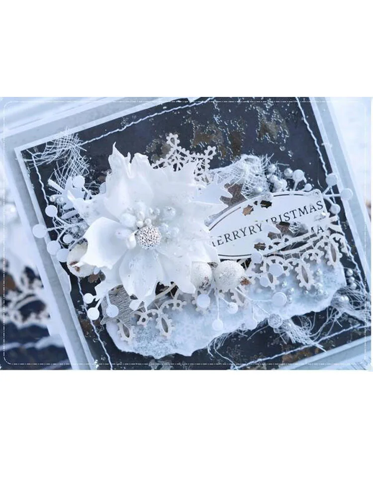 Металлический трафарет для вырезания цветов альбом рукоделия бумажная карта