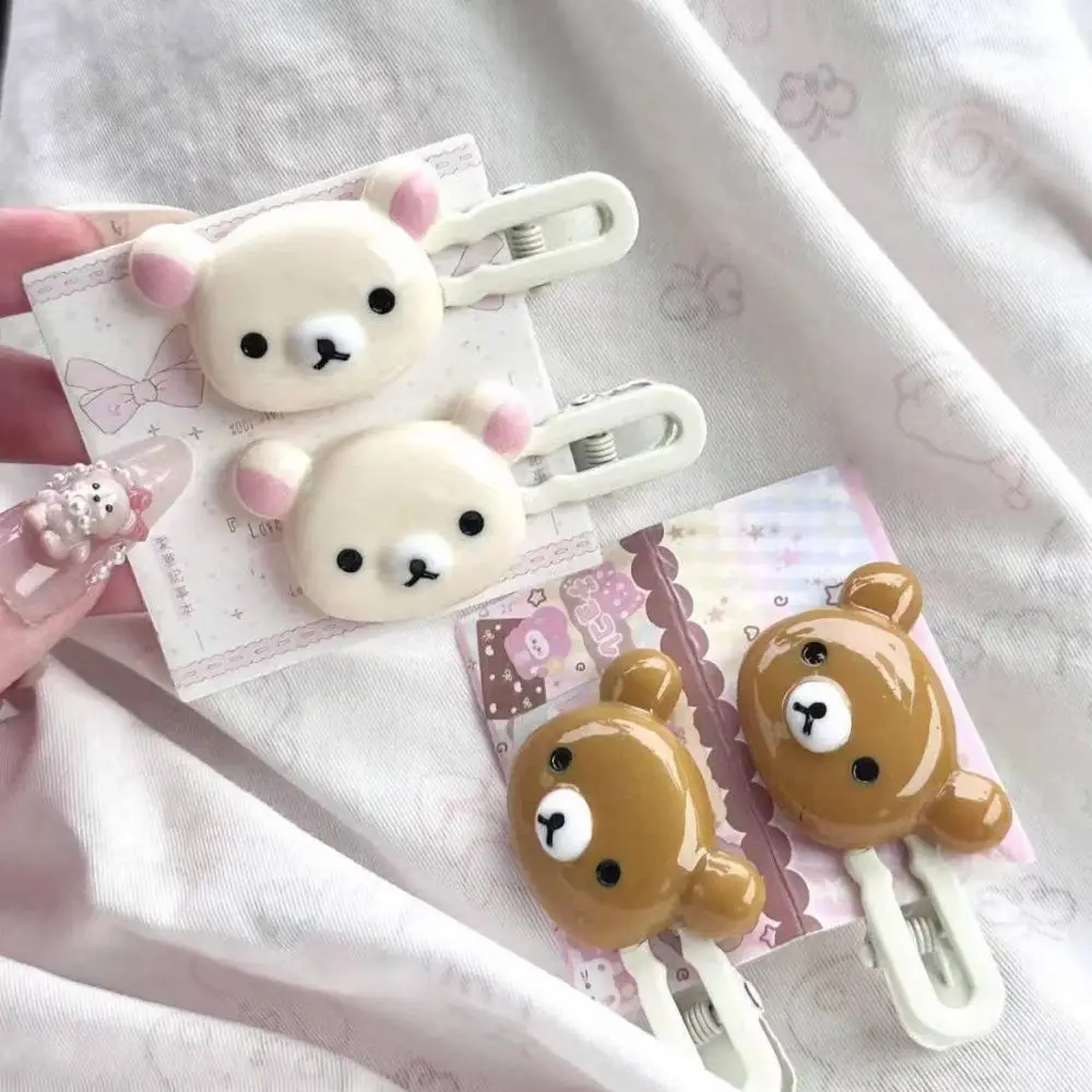 Rilakkuma пластиковый волнистый зажим в виде утконоса боковой студенческом стиле