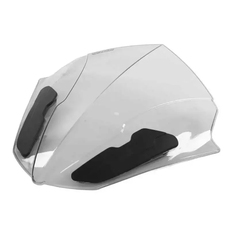 

Motorcycle Windscreen Gray Motorbike Wind Deflector for Racing Bike Modification