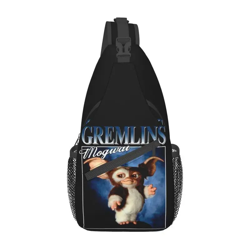 

Gizmo Gremlins Sling Chest Bag 80s Horror Sci Fi Movie Monster Mogwai Crossbody Shoulder Backpack for Men Traveling Daypack