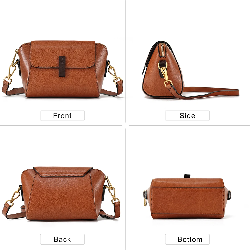 Сумка на плечо JOGUJOS женская из натуральной воловьей кожи маленький Повседневный