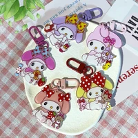 cute design keychain for car and bags couples matching key ring acrylic pendant jewelry christmas gifts and souvenirs wholesale