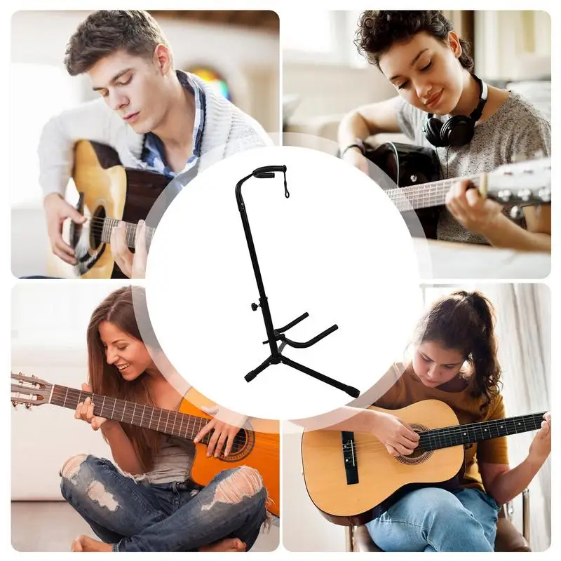 Подставка для электрогитары вертикальный держатель бас-гитары портативные