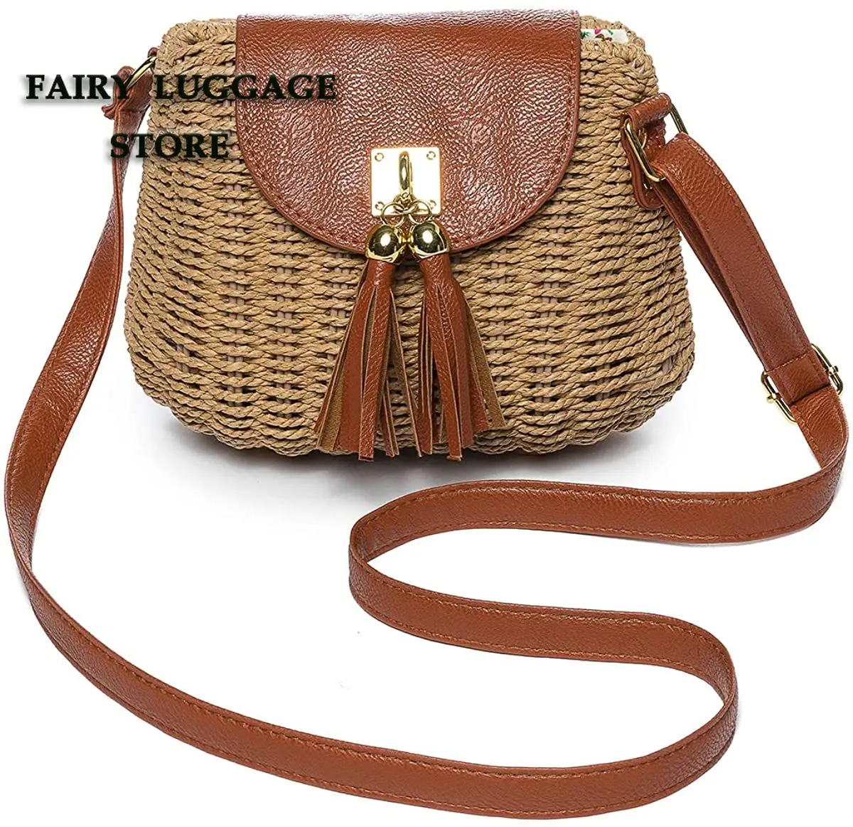 

Straw Woven Shoulder Bag for Ladies Hand-woven Messenger Bag Suitable for Summer Going Out Beach Seaside Traveling and Daily Use