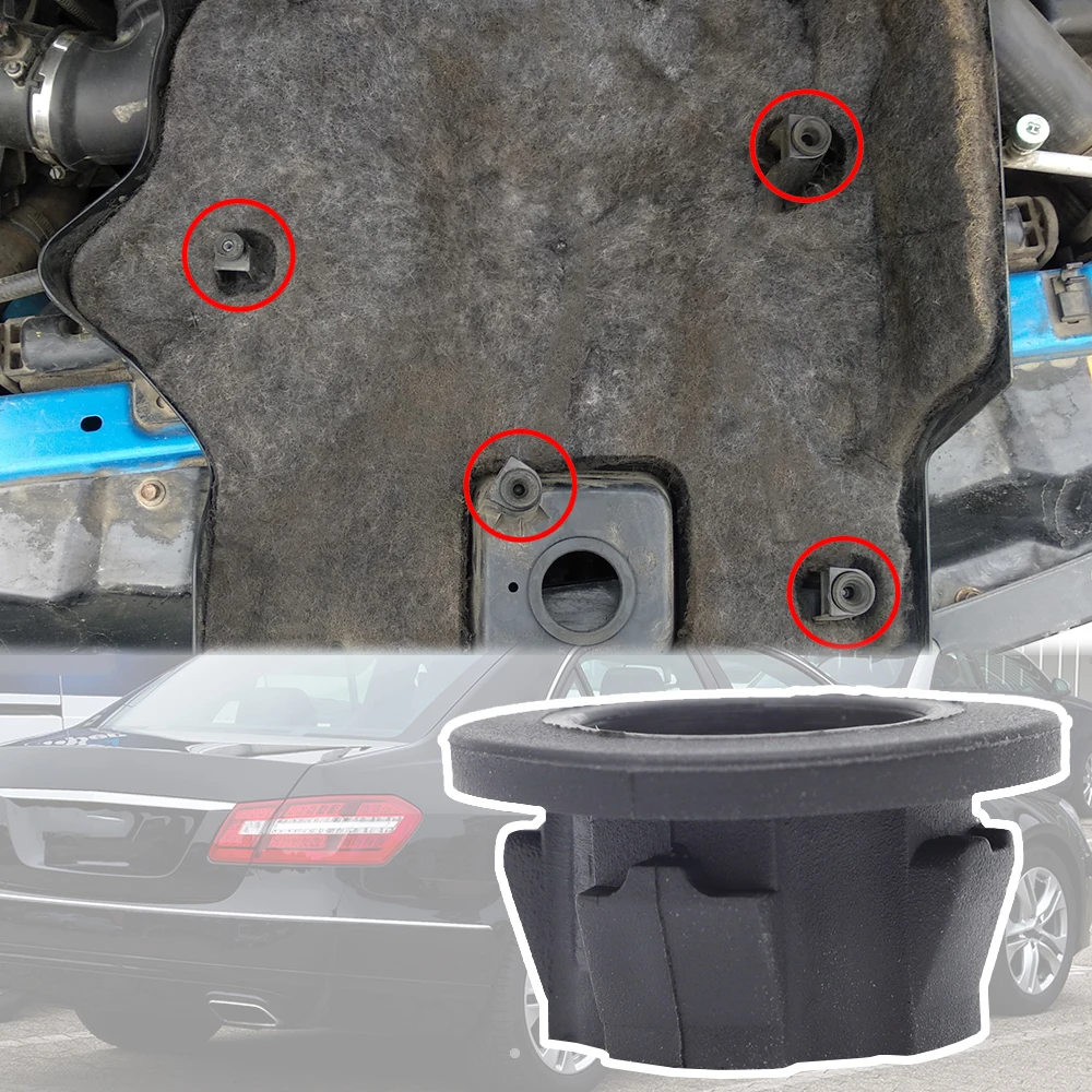 Для Benz S212 W212 C207 A207 E200/220/250/260/300/350CDI втулка двигателя, буферная Втулка с креплением, крышка капота, подушка 2009 2010 - 2016