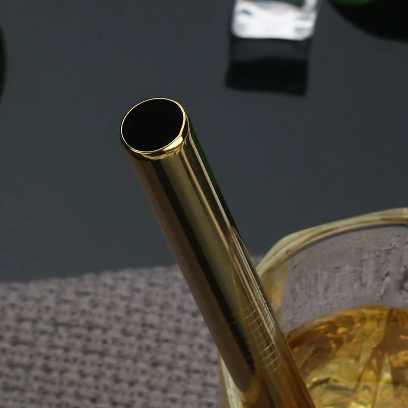 Воздушно-пузырьковая чайная соломка многоразовые трубочки из нержавеющей стали