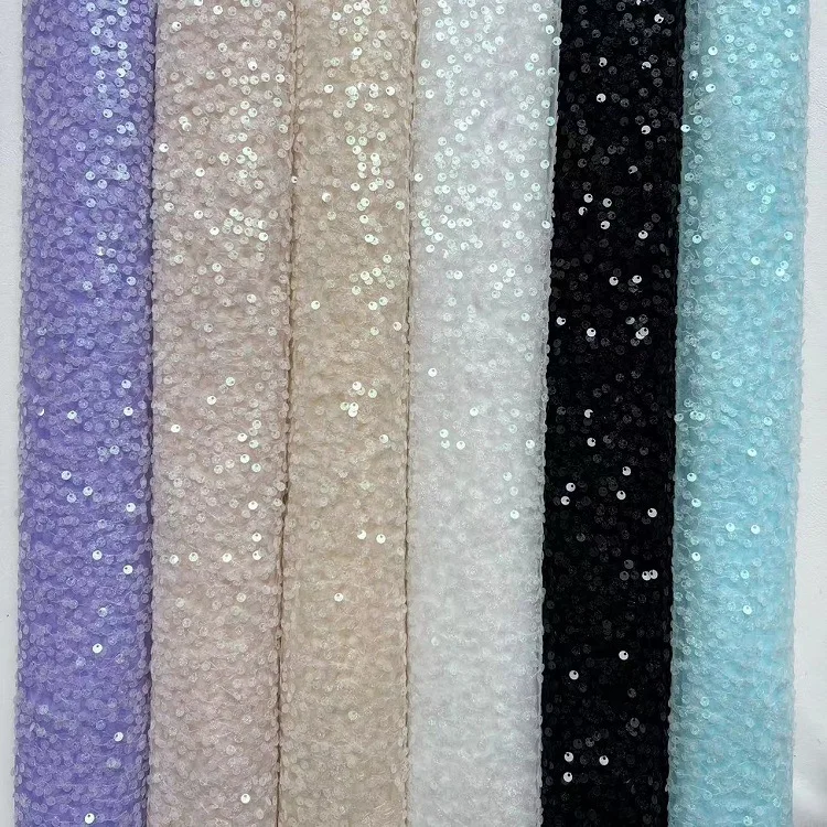 

Многоцветное сценическое свадебное платье с блестками вышитые кружевные сетчатые вышитые аксессуары ткань