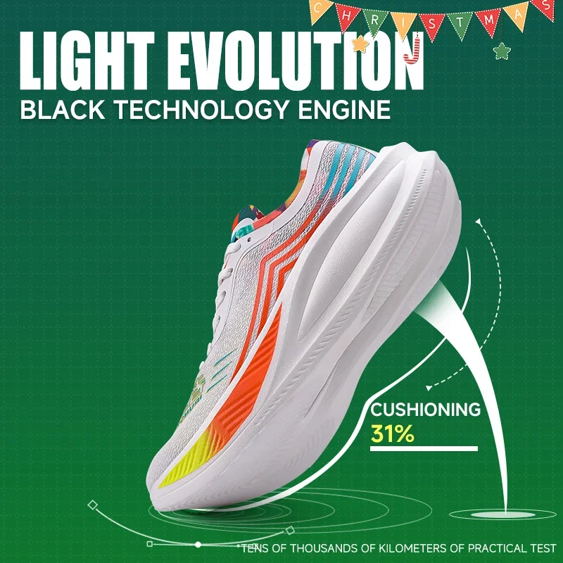 Фото Кроссовки IRUNSVAN Shadow Wing 1.0 для спортивных тренировок, нейлоновые, с карбоновой пластиной по всей подошве, мужские, дышащие, для марафона, амортизирующие №3