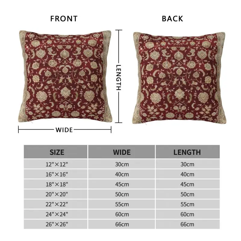 Богемный этнический античный персидский ковер Современная наволочка для