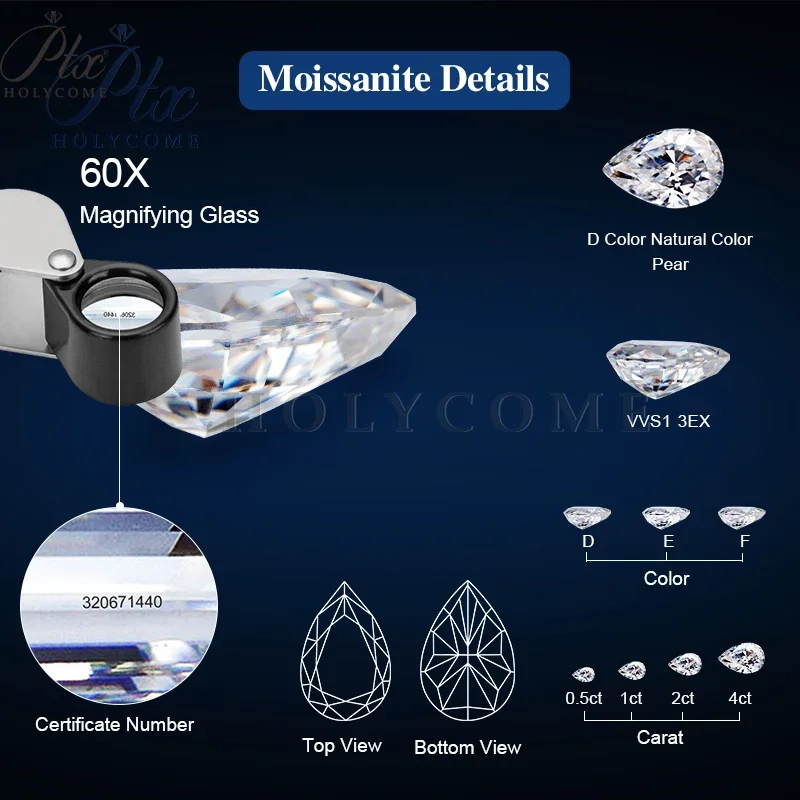 PTX GRA Бесплатный пояс грушевидной огранки с измельченным льдом Гибридная огранка