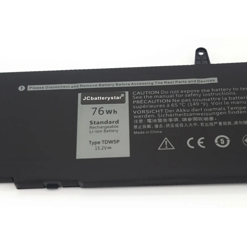 Фото Аккумулятор TDW5P для ноутбука Dell Alienware 13 R3 ALW13C D1738 D2718 D2728 D2838 D2508 D2503S D2715S Series V9XD7 0V9XD7 04RRR3 76Wh №2