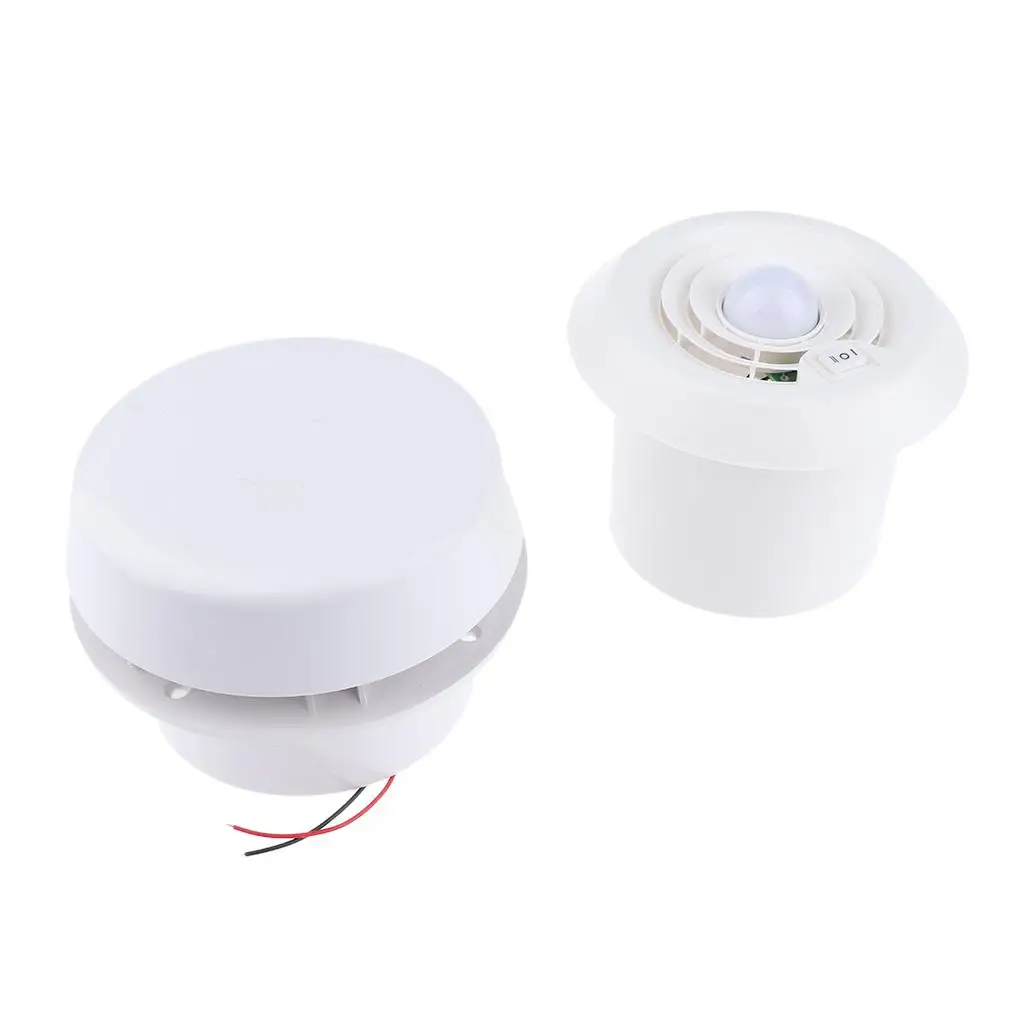

Yacht RV Boat Marine Exhaust 00CFM w/ LED Strong Ventilation Blower 12 White