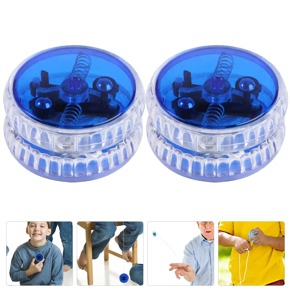 

2Pcs LED Light Yoyos Fun Light Kid Toys Toys Responsive Toys Yo-Yo Balls