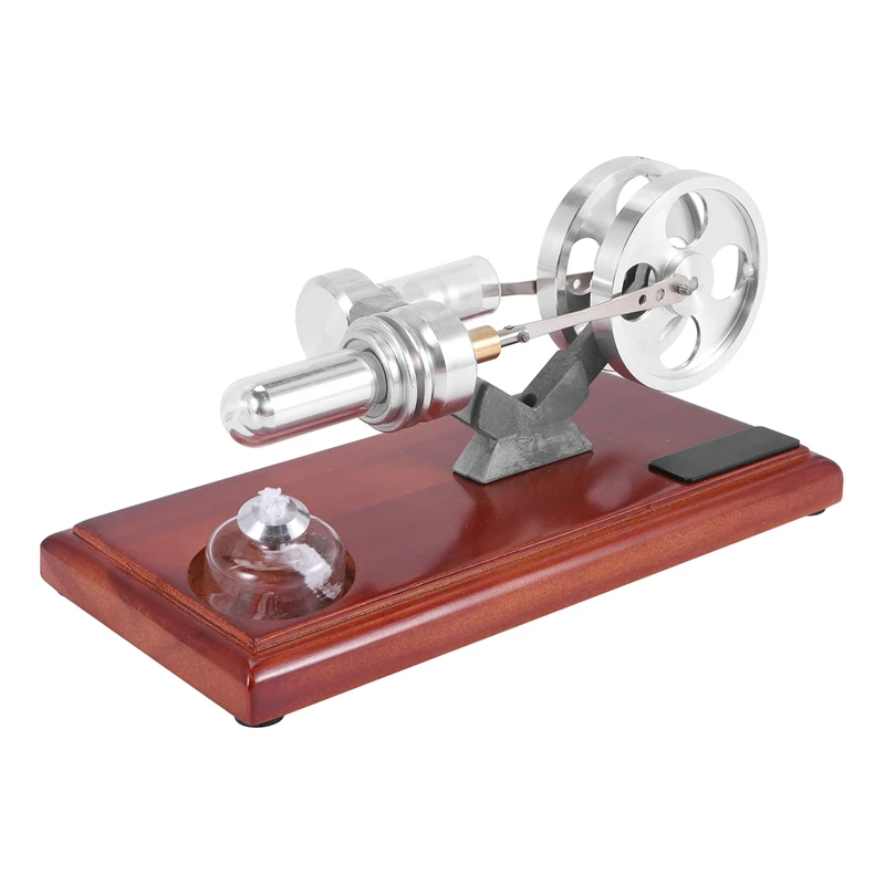 Двигатель со смесителем горячим воздухом двойные Flywheels образовательная игрушка