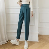 female pants trousers suits s xl new womens pants harajuku nine points harem pants new one button high waist casual pants 107c