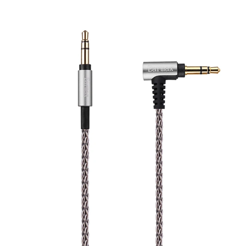 Для аудио техники SONY PHILIPS SHP9500 SR5 SR3 MDR-1A 100ABN 1000XM3 H800 наушники сменный 3,5 мм OCC посеребренный кабель