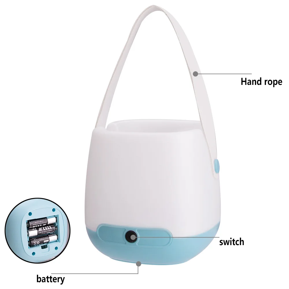 

LED Night Battery Model Mother And Baby Handbag Bedside Camping Tent Light