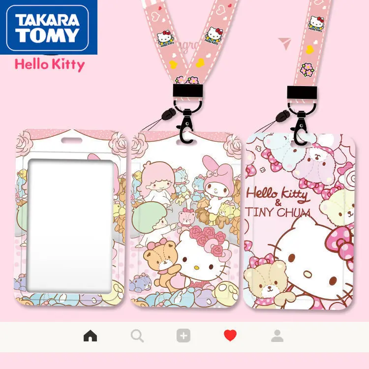 

TAKARA TOMY Творческий мультфильм Hello Kitty трехмерная кольцевая Пряжка Выдвижная складная воздушная подушка настольная подставка