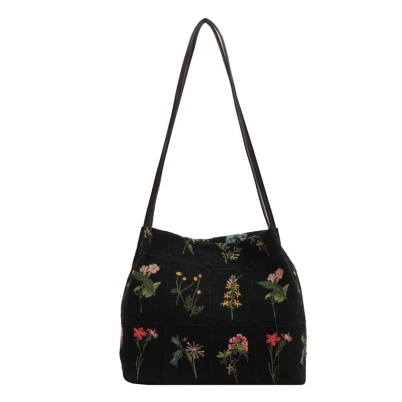 

Versatile Underarm Bag Fashion Bucket Bag Handbag Shoulder Bags for Women Girl Trendy Bag Large Capacity Armpit Bag E74B