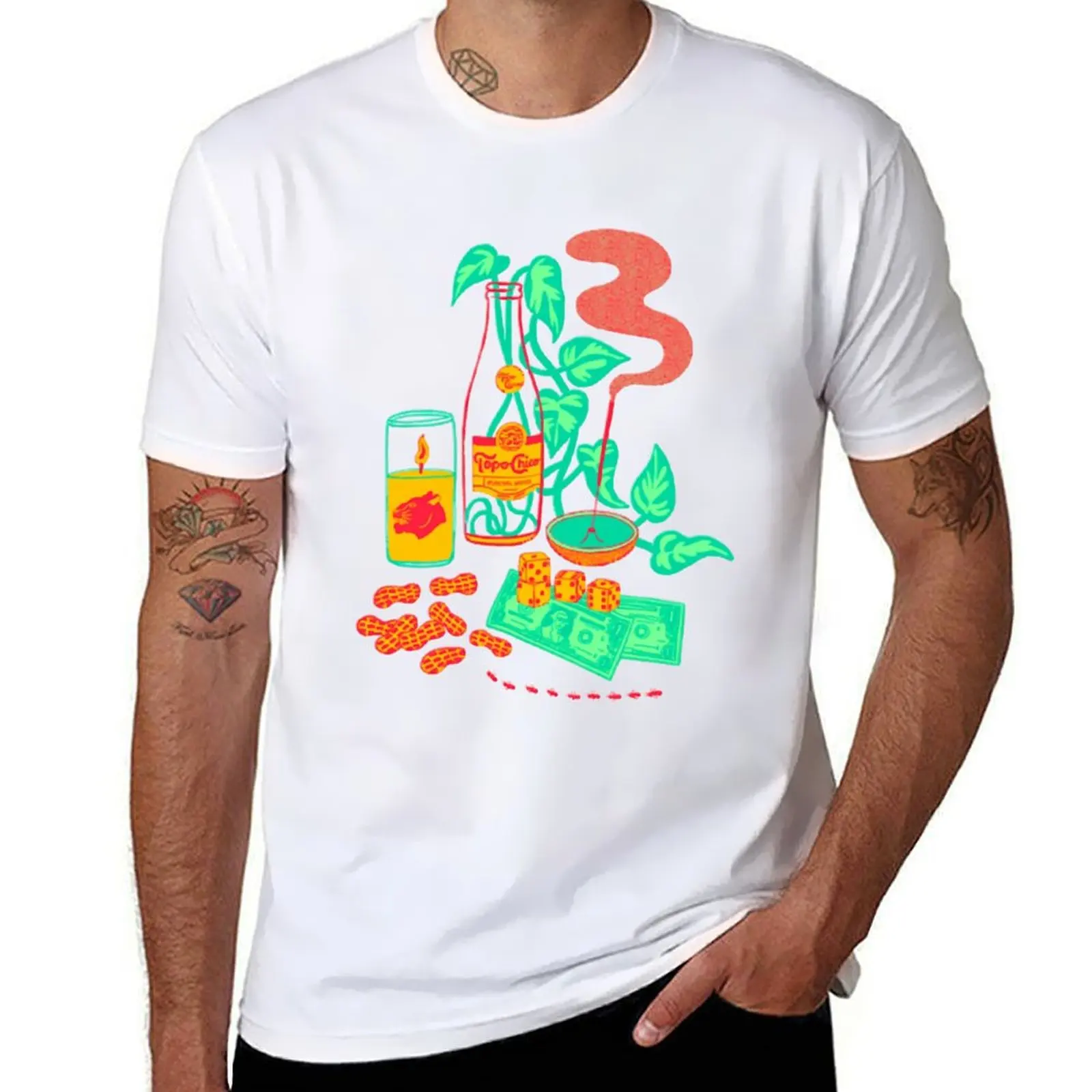 Фото Футболка Topo Chico Basic однотонная с коротким рукавом №1