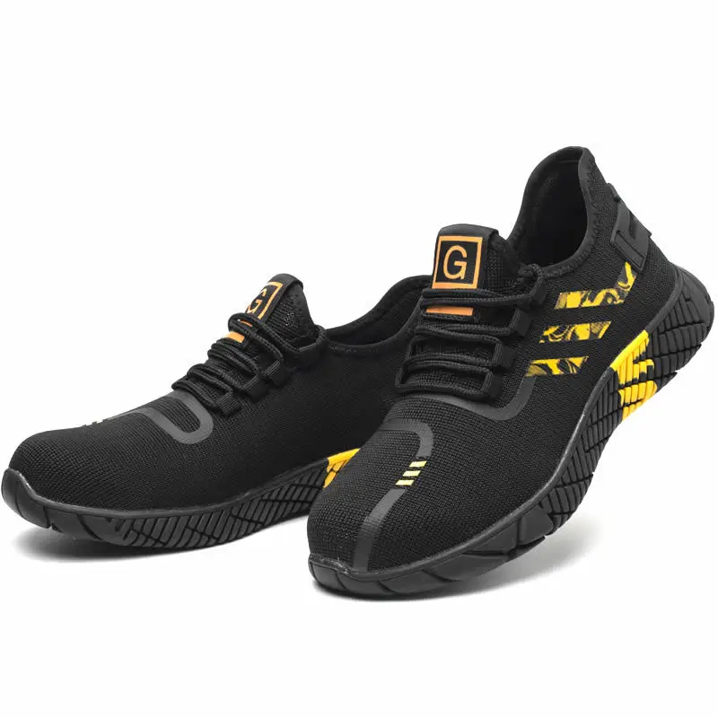 Рабочие кроссовки мужская защитная обувь рабочие ботинки со стальным носком