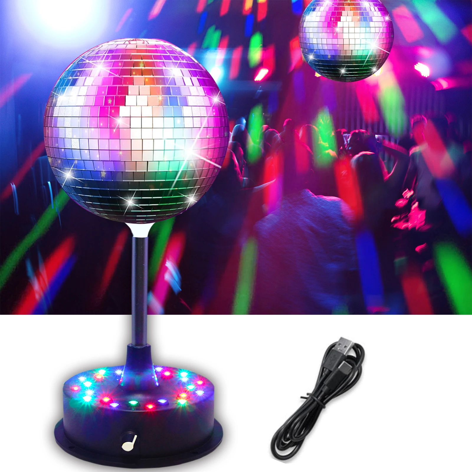 

RGB диско-шар 6 дюймов