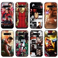 avengers spiderman iron man phone case for samsung galaxy s10 5g s10e s10 lite s10 plus soft silicone cover carcasa