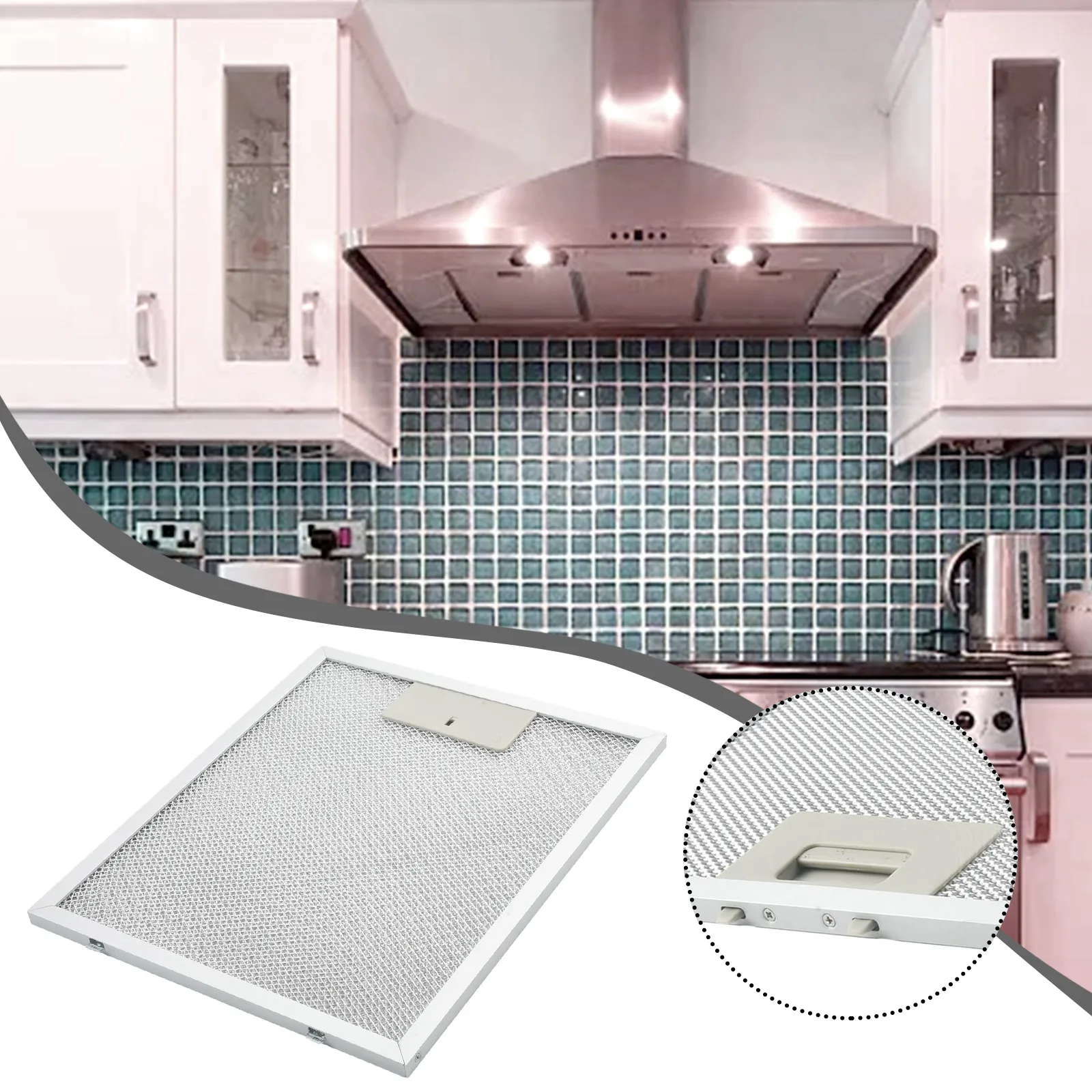 

1 Pc Range Hood Filter Ventilation Aluminium Aspirator 26*32CM Kitchen Extractor Cooker Hood Grease Filter Home Improvement