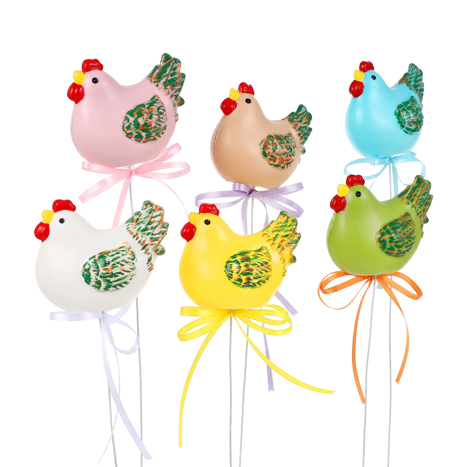 

Easter Picks Egg Bunny Flower Animal Floral Festival Decoration Tree Ornament Wreath Decorations Chicken Branches Eggs Foam