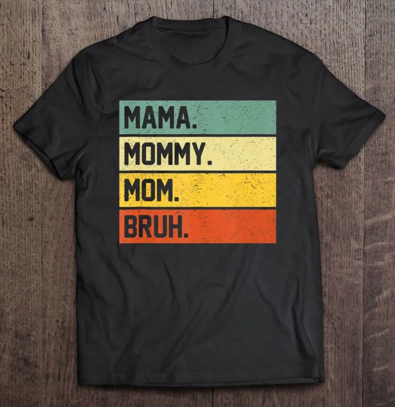 

Забавная Винтажная Майка для мамы, мама, брух, мама, футболка для мужчин, мужские рубашки в стиле Харадзюку, футболка большого размера, мужск...