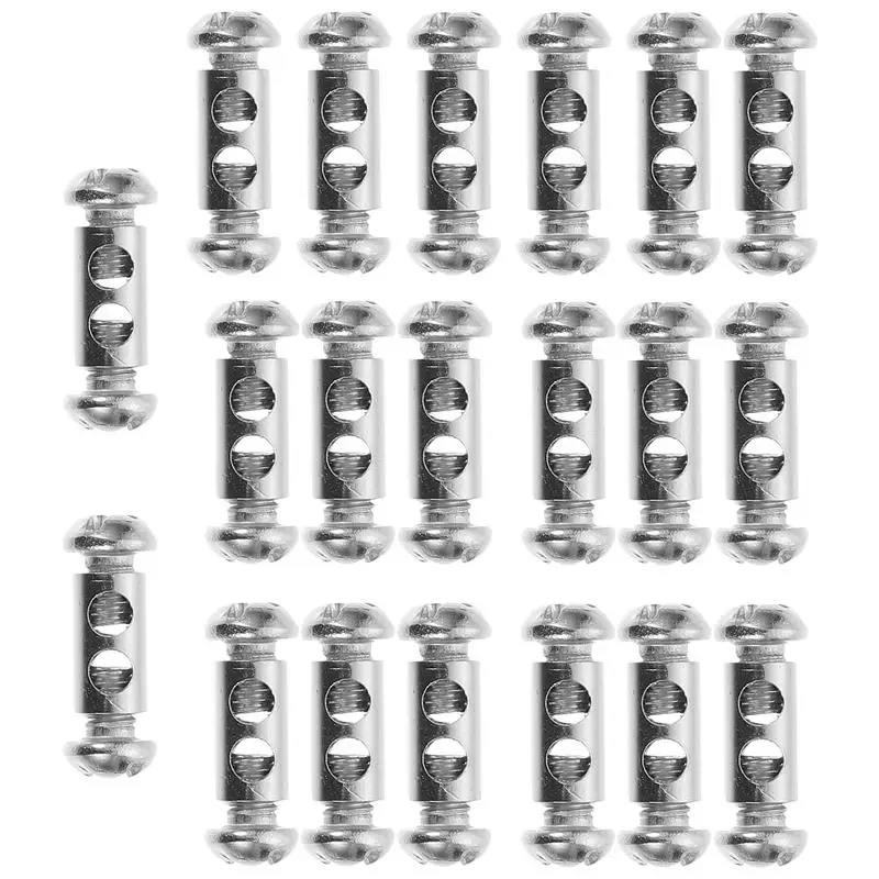 

20pcs Rope Clamp Rope Pulling Clamp Cable Rope Clamp Wire Cable Stop Clamp Wire Rope Cable Clip Rope Cable Clamp