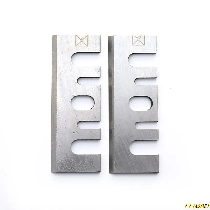2 Pcs 82mm Wood Planer Blades Silver High Speed Steel Electric Knife Replacement For HITACHI F20 |