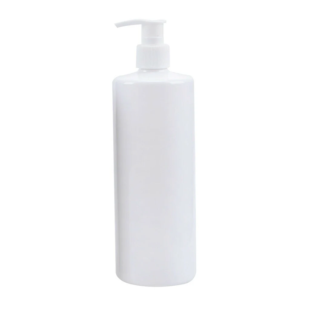 

1pc Empty Refillable Lotion Pump Press Bottle Body Wash Bath Shower Gel Shampoo Liquid Toiletries Container PET 500ml Bottle