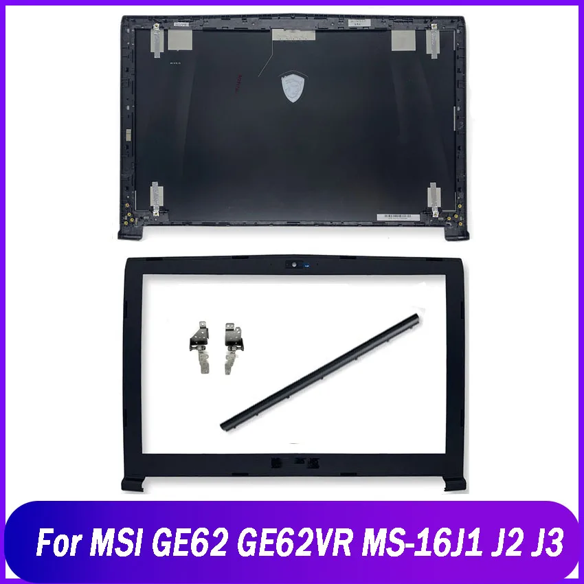 Новая задняя крышка для MSI GE62, GE62VR, GE62MVR, фото, задняя крышка ноутбука, ЖК-дисплей, передняя панель, петли, пластиковая крышка Новая задняя крышка для MSI GE62, GE62VR, GE62MVR, фото, задняя крышка ноутбука, ЖК-дисплей, передняя панель, петли, пластиковая крышка