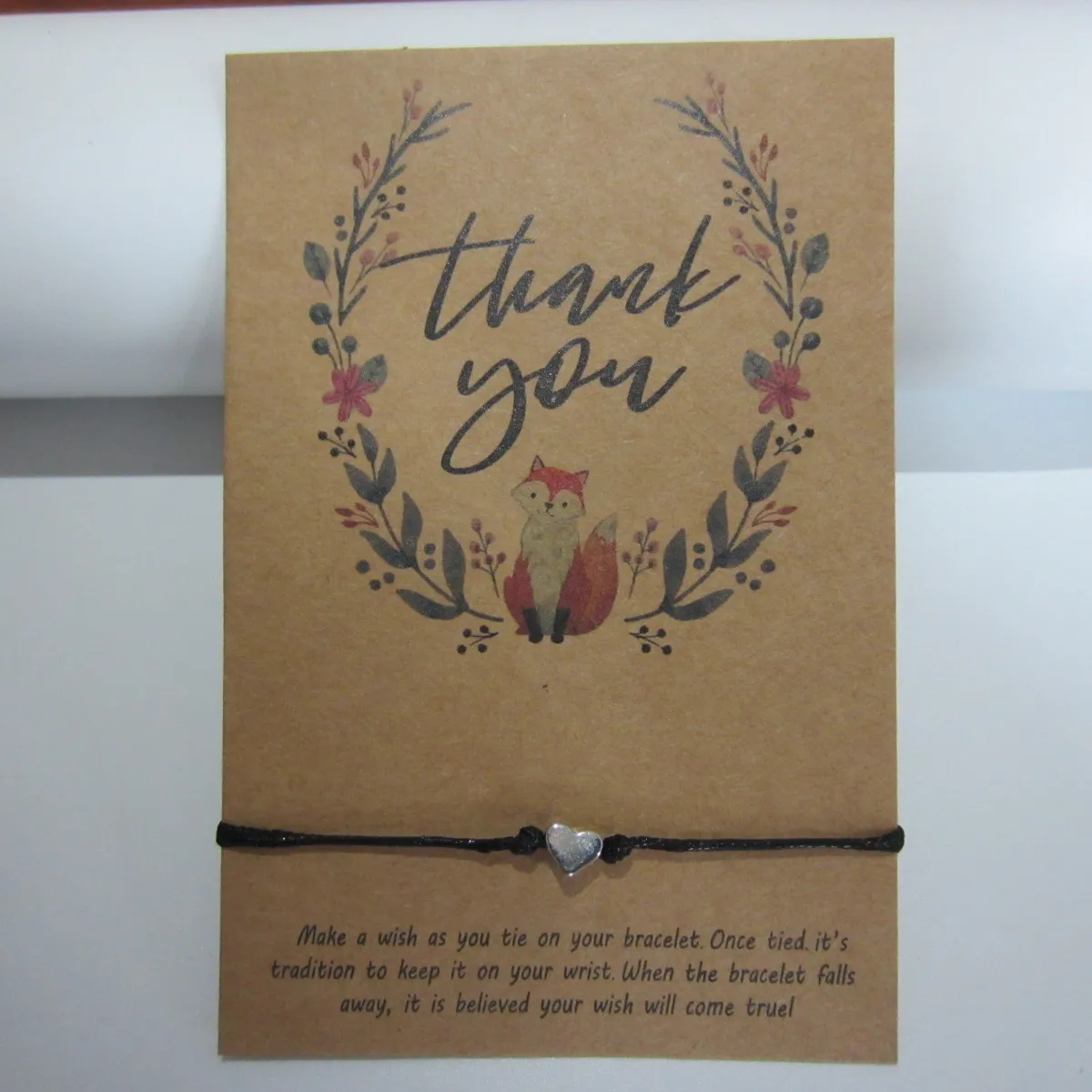 

thank you heart bracelet Handmade Love Heart Charm Bracelet Thread String Bracelets For Men Women Couples bracelet jewelry