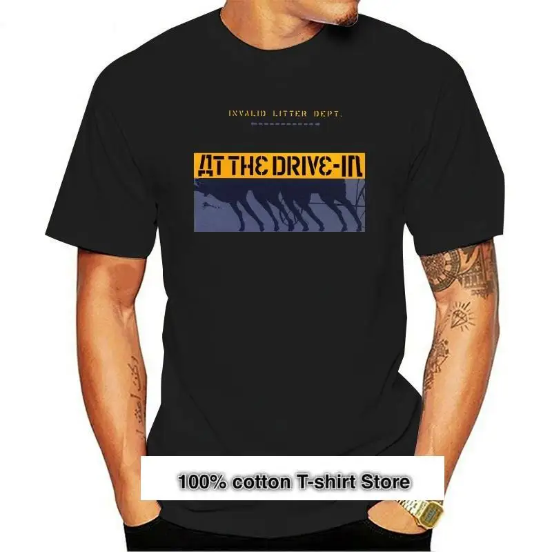 

Camiseta De At The Drive-In, банда estadouniгустая post-нуклео, де сделан, S, M, L, XL, 2X-3XL