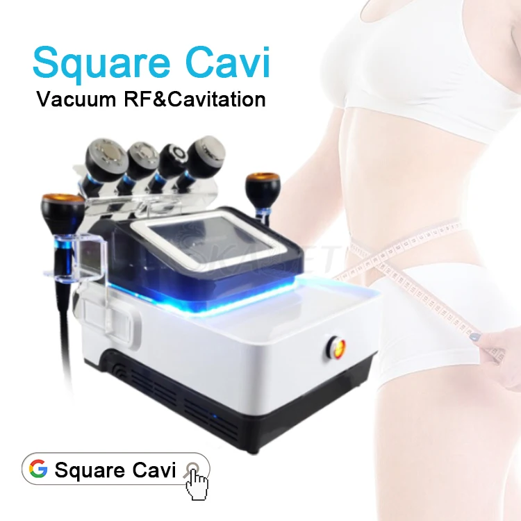 

2022 Newest 6 In 1 40K Ultrasonic Cavitation Double Vacuum Radio Frequency Face Lift Anti Cellulite Wrinkle Removal Equipment CE